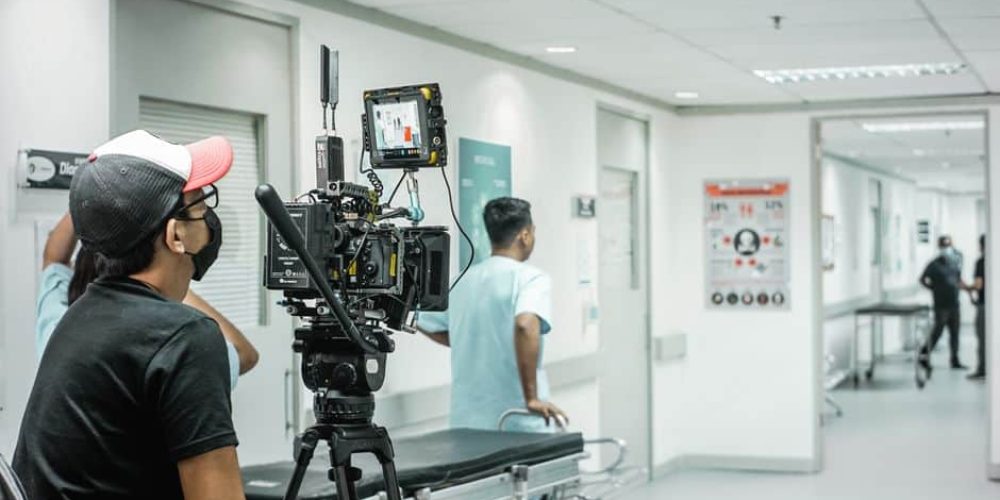 Houston video production company filming healthcare content at the Texas Medical Center