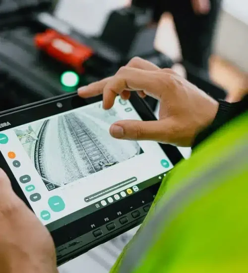Tone Production capturing rail inspection technology for an industrial corporate video