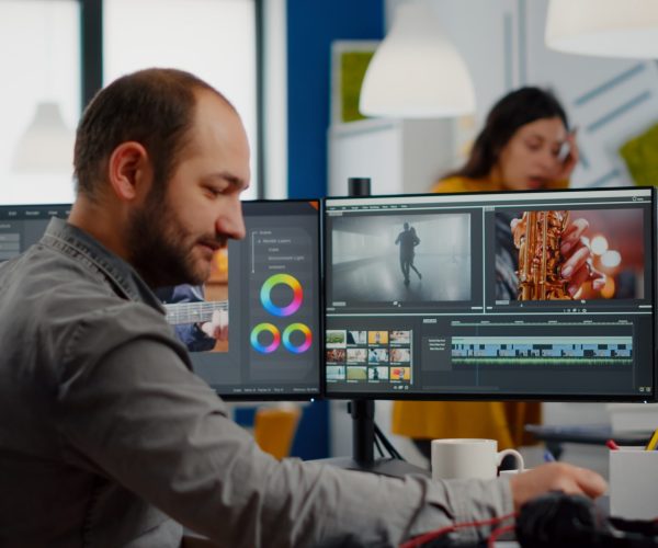 Elite Atlanta Video Production Company filming a massive commercial construction site at sunset by Tone Production and Benjamin Tone.