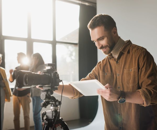 Benjamin Tone of Tone Production on a hattiesburg video production shoot — 8K RAW cinema camera and professional lighting for a Forrest General Hospital healthcare recruitment or University of Southern Mississippi institutional brand film client