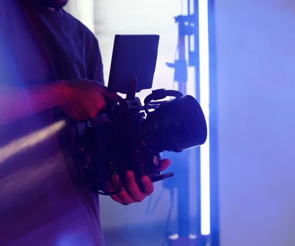 Lafayette video production company Tone Production crew setting up 8K RAW cinema equipment on location in Acadiana Louisiana for brand video shoot